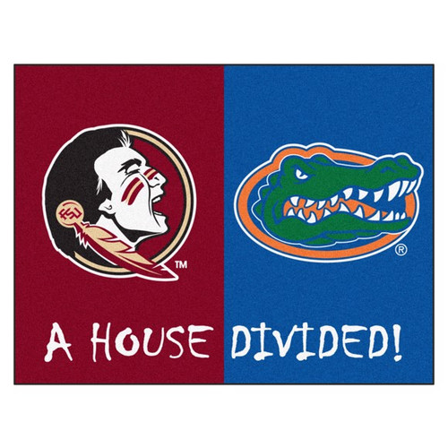 Florida State - Florida Gators House Divided Mat