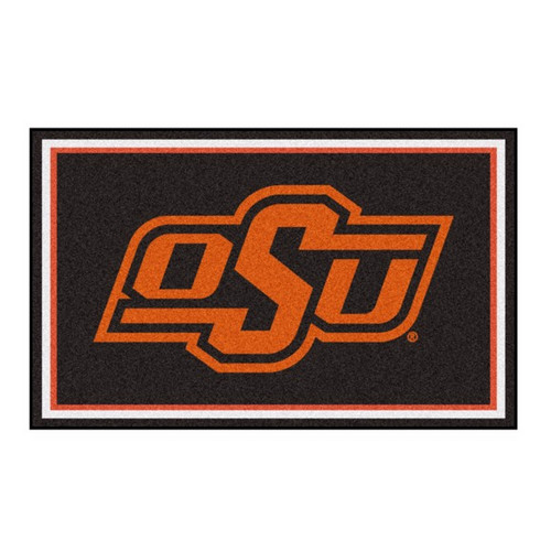 Oklahoma State Cowboys 4' x 6' Ultra Plush Area Rug