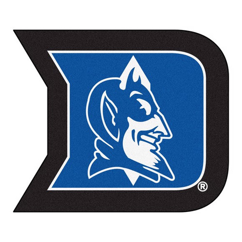 Duke Blue Devils Mascot Mat - Devil Logo