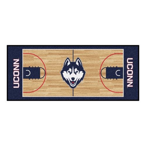 UCONN Connecticut Huskies NCAA Basketball Court Runner
