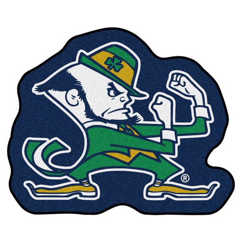 Notre Dame Fighting Irish Mascot Mat - Fighting Irish Logo Notre Dame Fighting Irish Mascot Mat - Fighting Irish Logo
