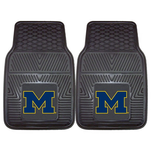 Michigan Wolverines 2-pc Vinyl Car Mat Set