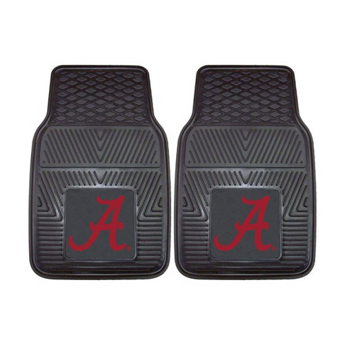 Alabama Crimson Tide 2-piece Heavy Duty Vinyl Car Mat Set