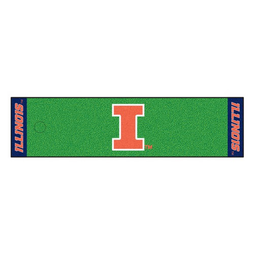 Illinois Fighting Illini NCAA Golf Putting Green Mat