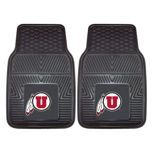 Utah Utes 2-pc Vinyl Car Mat Set