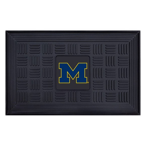 Michigan Wolverines Medallion Door Mat