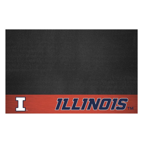 Illinois Fighting Illini Grill Mat