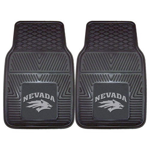Nevada Wolf Pack 2-piece Heavy Duty Vinyl Car Mat Set