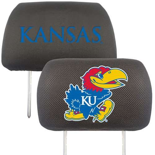 Kansas Jayhawks Headrest Cover Set