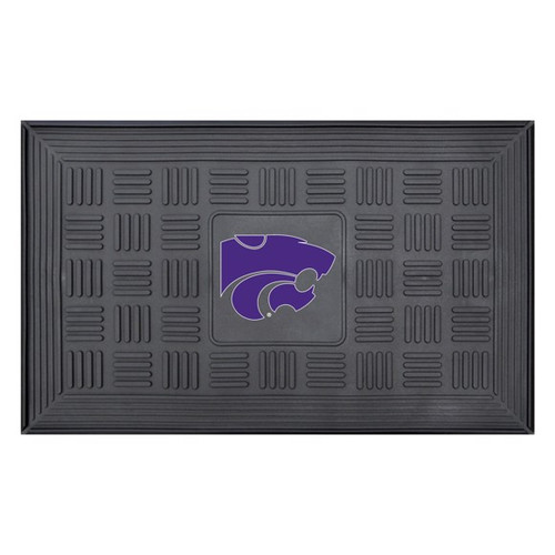 Kansas State Wildcats Medallion Vinyl Door Mat