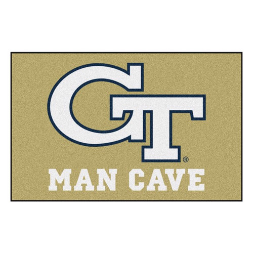 Georgia Tech Man Cave Starter Mat - GT Logo