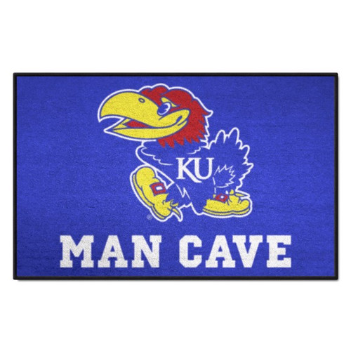 Kansas Jayhawks Man Cave Mat