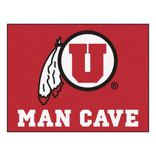 Utah Utes Man Cave All Star Mat