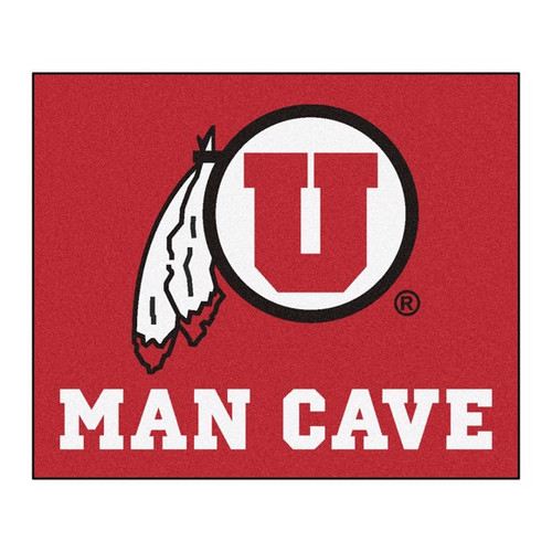 Utah Utes Man Cave Tailgater Mat