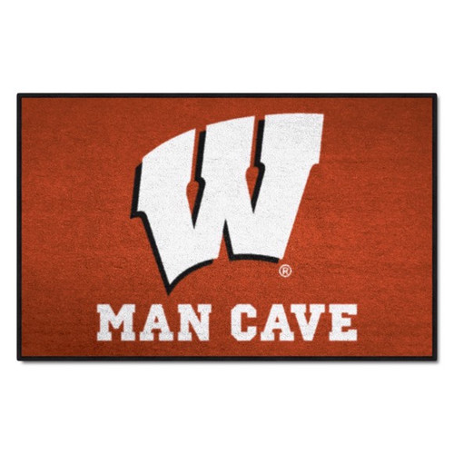 Wisconsin Badgers NCAA Man Cave Mat
