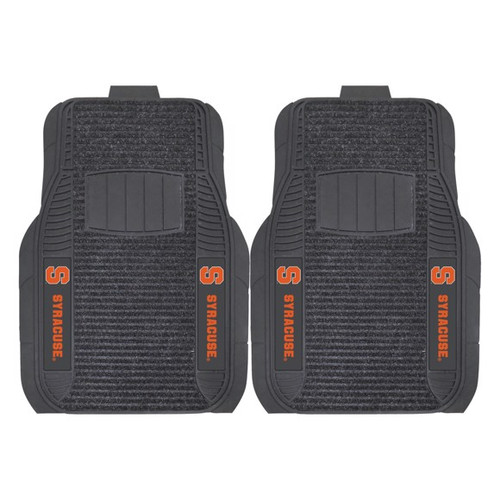 Syracuse Orange 2-piece Deluxe Car Mat Set