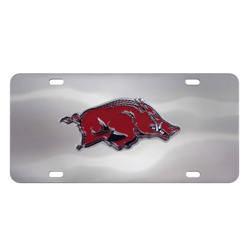 Arkansas Razorbacks Diecast License Plate