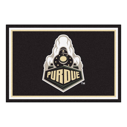 Purdue Boilermakers 5'x8' Ultra Plush Area Rug - Train Logo