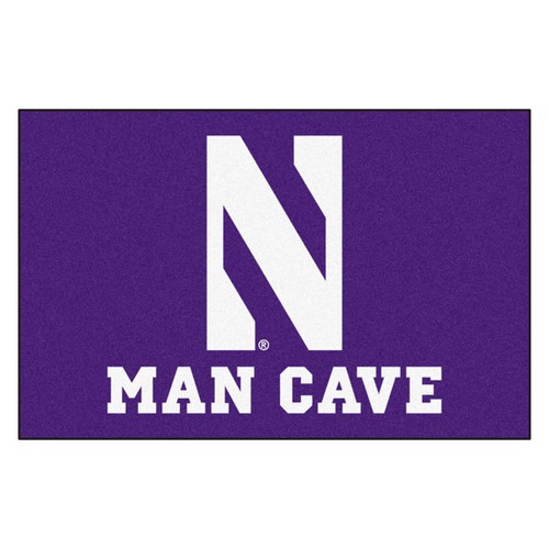 Northwestern Wildcats Man Cave Mat