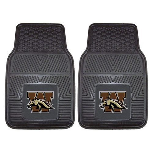 Western Michigan Broncos 2-pc Vinyl Car Mat Set