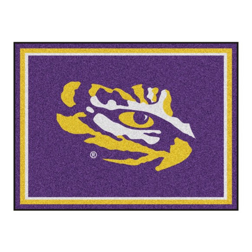 LSU Tigers 8' x 10' Ultra Plush Area Rug