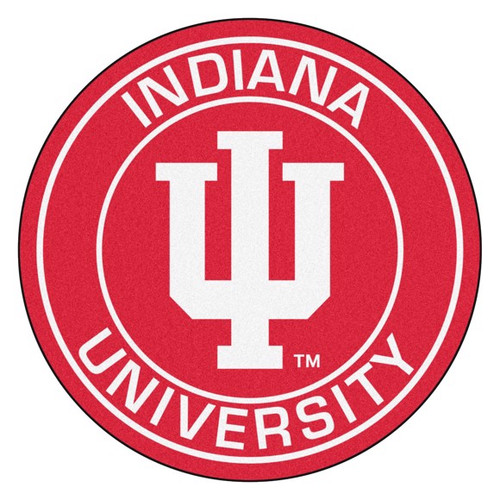 Indiana Hoosiers Round Mat Indiana Hoosiers Round Mat