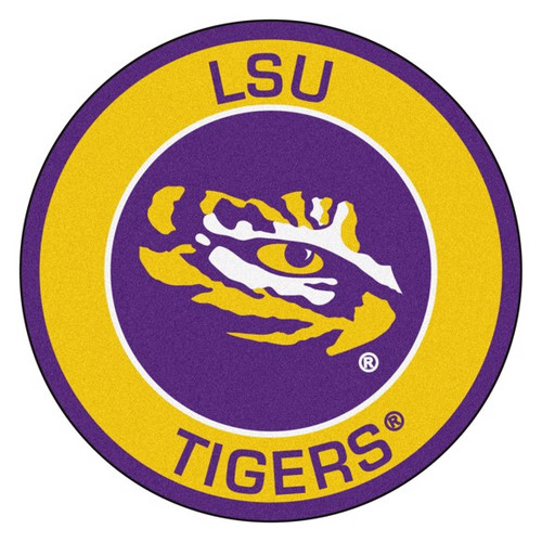 LSU Tigers Round Mat