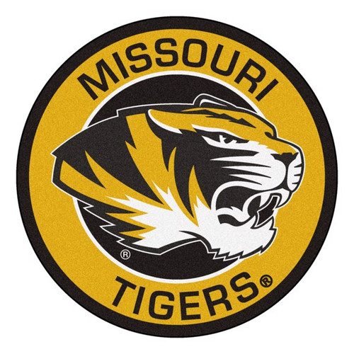 Missouri Tigers Round Mat