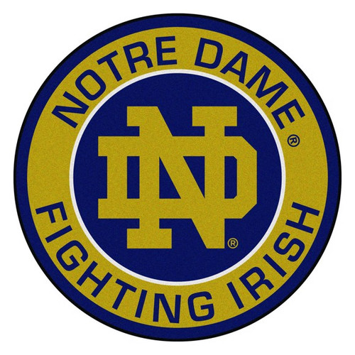 Notre Dame Fighting Irish Round Mat