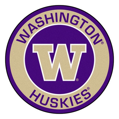 Washington Huskies Round Mat