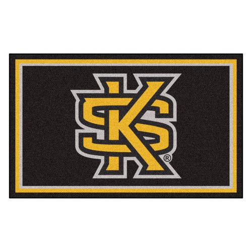 Kennesaw State Owls 4'x6' Ultra Plush Area Rug