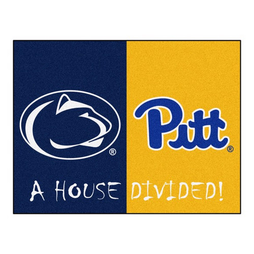 Penn State - Pittsburgh Panthers House Divided Mat