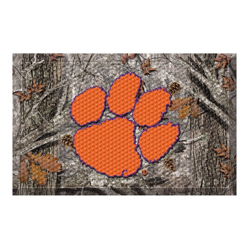 Clemson Tigers Camo Scraper Mat