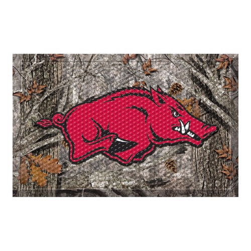 Arkansas Razorbacks Camo Scraper Mat 