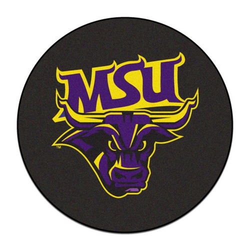 MSU - Minnesota State Mankato NCAA Hockey Puck Mat MSU - Minnesota State Mankato NCAA Hockey Puck Mat