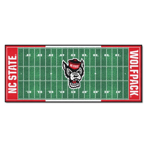 NC State NCAA Football Field Runner