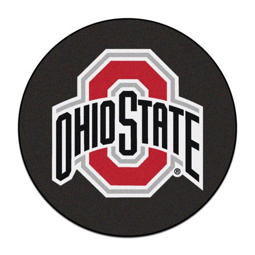 Ohio State Hockey Puck Mat