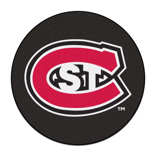 St. Cloud State Hockey Puck Mat