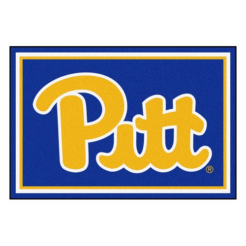 Pittsburgh Panthers NCAA Ultra Plush 5'x8' Area Rug