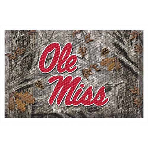 Ole Miss Scraper Mat - Camo