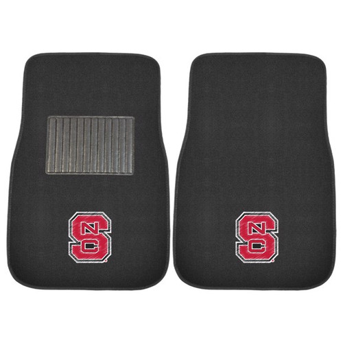 North Carolina State Wolfpack 2-pc Embroidered Car Mat Set