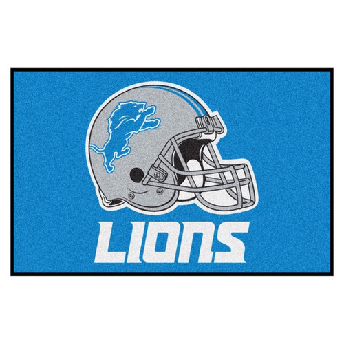 Detroit Lions NFL Mat - Helmet Logo