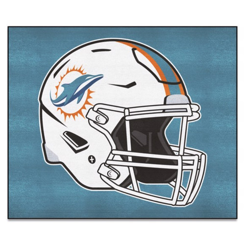 Miami Dolphins Tailgater Mat - Dolphin Helmet