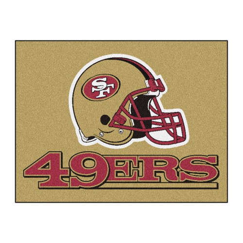 San Francisco 49ers All Star Mat - Helmet Logo