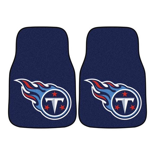 Tennessee Titans 2-pc Carpeted Car Mat Set