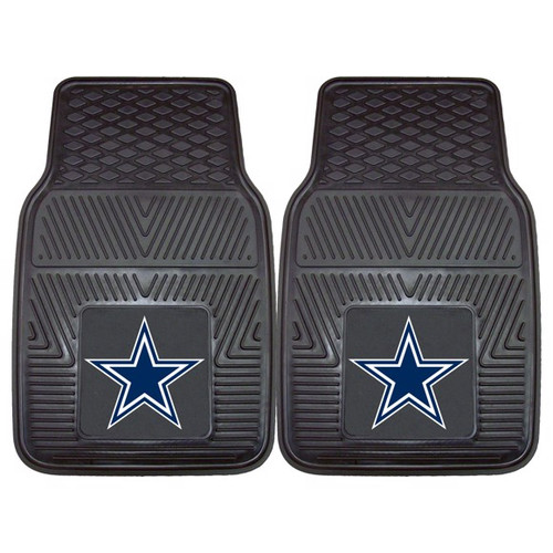 Dallas Cowboys 2-piece Heavy Duty Vinyl Car Mat Set