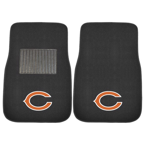 Chicago Bears 2-piece Embroidered Car Mat Set