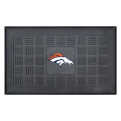 Denver Broncos Medallion Door Mat