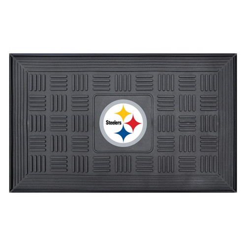 Pittsburgh Steelers Medallion Door Mat