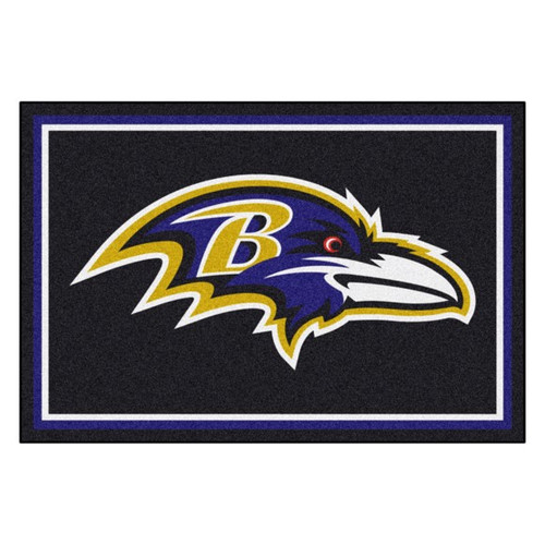 Baltimore Ravens 8'x10' Ultra Plush Area Rug